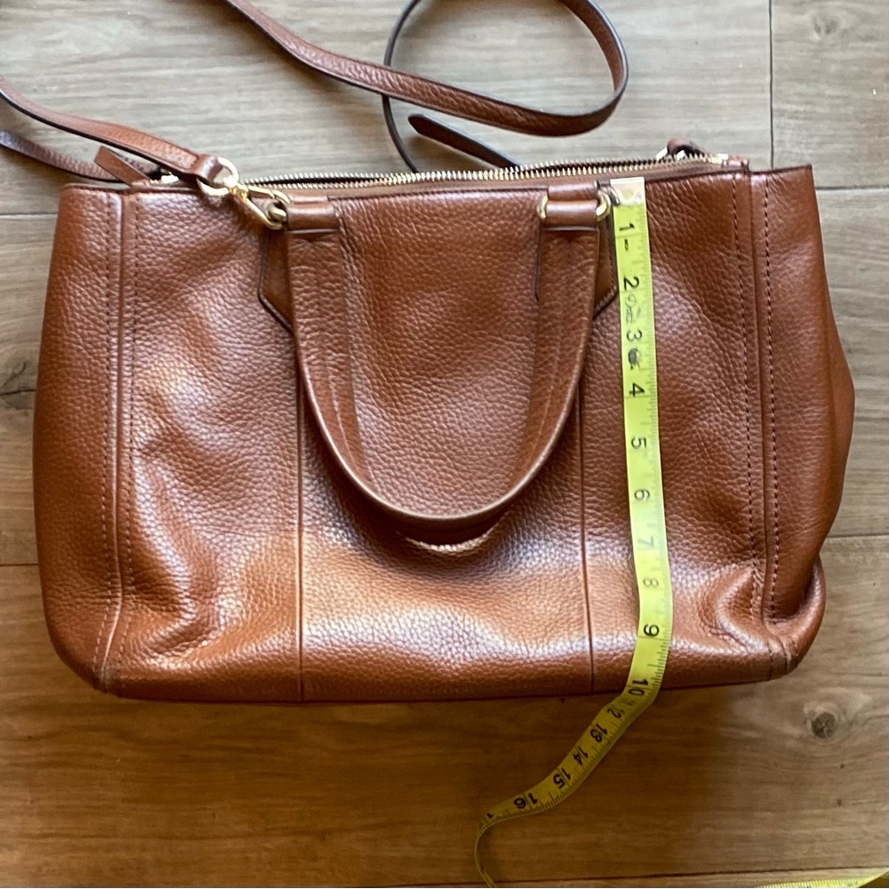 Cole Haan Brown Leather Tote - Picture 6 of 10